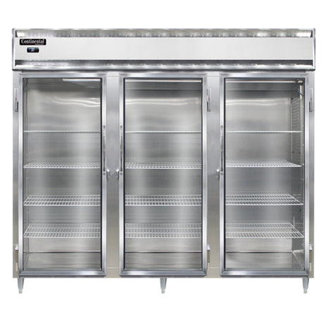 Continental Refrigerator D3RENSAGD Designer Line Wide Refrigerator Reach-in 85-1/5"W