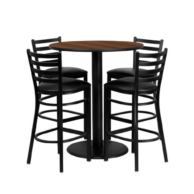 Flash Furniture MD-0011-GG Table And Bar Stool Set Include (1) 36" Dia. X 42"H Table