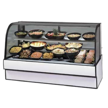 Federal Industries CGR3648CD Curved Glass Refrigerated Deli Case 36.13"W X 35.31"D X 48”H