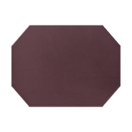 Risch PLACEMATDXOCT-IRI 16X12 Iridescent Shimmer Faux-leather Premium Sewn Placemat (specify Color)