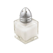 Alegacy Foodservice Products 155JO Mini Salt & Pepper Shaker Jar Only 1/2 Oz. Squared Glass Jar (36 Dozen Per Case)
