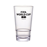 GET Enterprises S-17-FIFA26-LOGOBW FIFA Stackable Pint Glass 16 Oz (16.45 Oz Rim-full) 3.3" Dia. X 5.75" H.