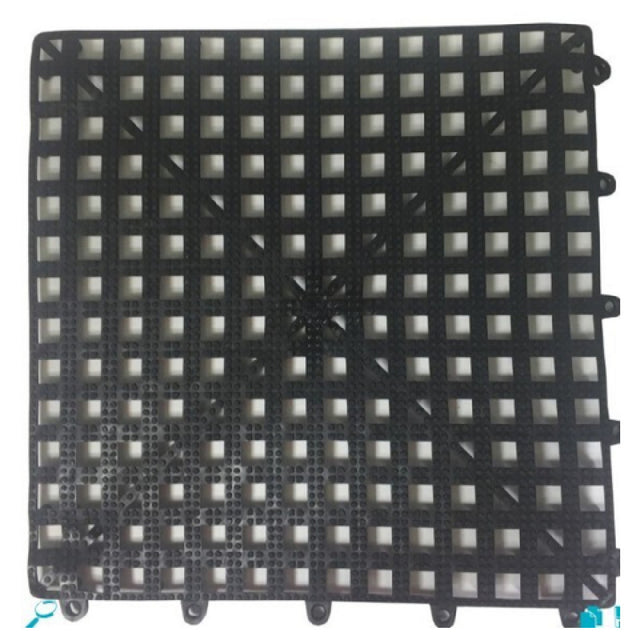 Stanton Trading VM1212 - Bar Mat Tile/shelf Liner, Black, Interlocking