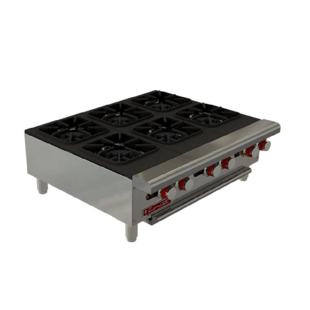 Coriat USA PCV-6 - Hot Plate, Gas, 34 5/8"W X 30 3/4"D X 13 2/10"H