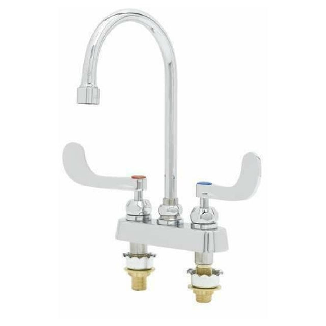 T&S Brass B-1141-XSCR4V05 Workboard Mixing Faucet Deck Mount 4" Centers