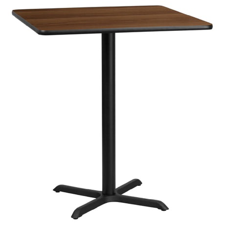 Flash Furniture XU-WALTB-3636-T3030B-GG Table 36"W X 36"D X 43-1/8"H Bar Height