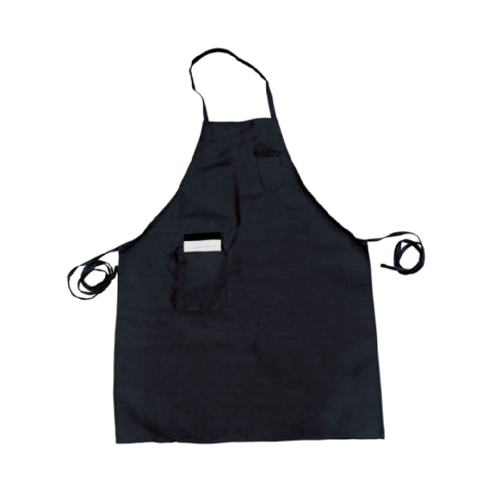 Thunder Group CA3326BK Chef Regalia Bib Aprons 33" X 26" Full-length With Pocket