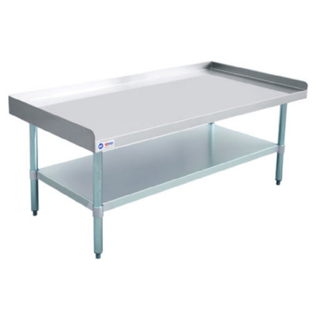 Omcan 47698 (47698) Equipment Stand 60"W X 30"D Stainless Steel Top With 2" Upturn On Rear & Sides