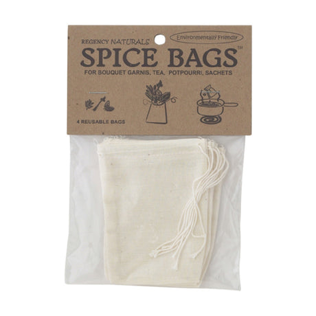 Harold Import Co. RW950N Regency Wraps Naturals™ Spice Bags 100% Cotton Compostable