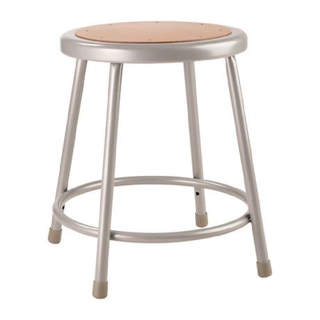 National Public Seating 6218 NPS® Steel Stool 300 Lb. Weight Capacity 18"H