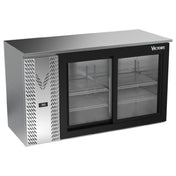 Victory VBBN58HC-GS-S - Back Bar Refrigerator, Two-section, 58"W X 25-1/4”D X 34"H