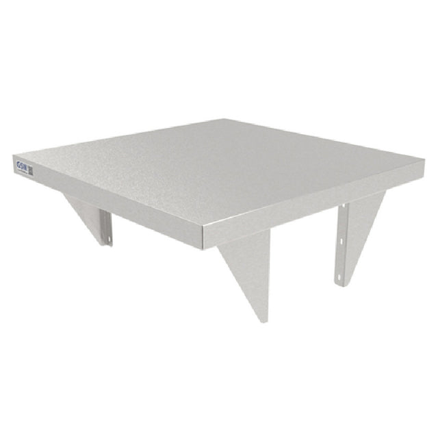 GSW USA WS-PT2496 Pass Through Shelf 96"W X 24"D X 5-1/2"H Turned Down Edges