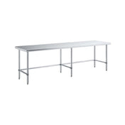 Sapphire Manufacturing SMTEO-36108G Worktable 108"W X 36"D X 35"H 18/430 Stainless Steel