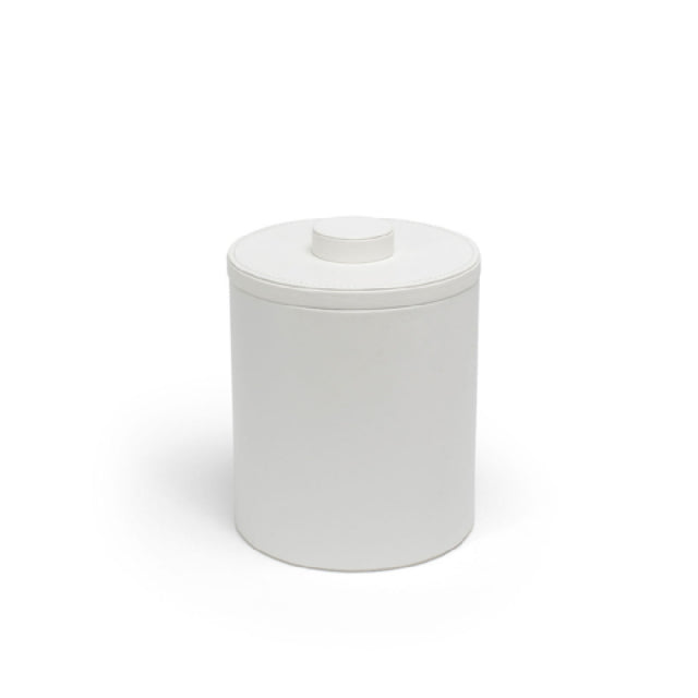 FOH RIB014WHL21 2qt Round London Ice Bucket White Includes One RIB014WHL21-BTM 2qt Round London Ice Bucket Base White