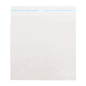 Hubert 48944 - Poly Bag, 6-1/2"L X 6-1/2"H, Clear
