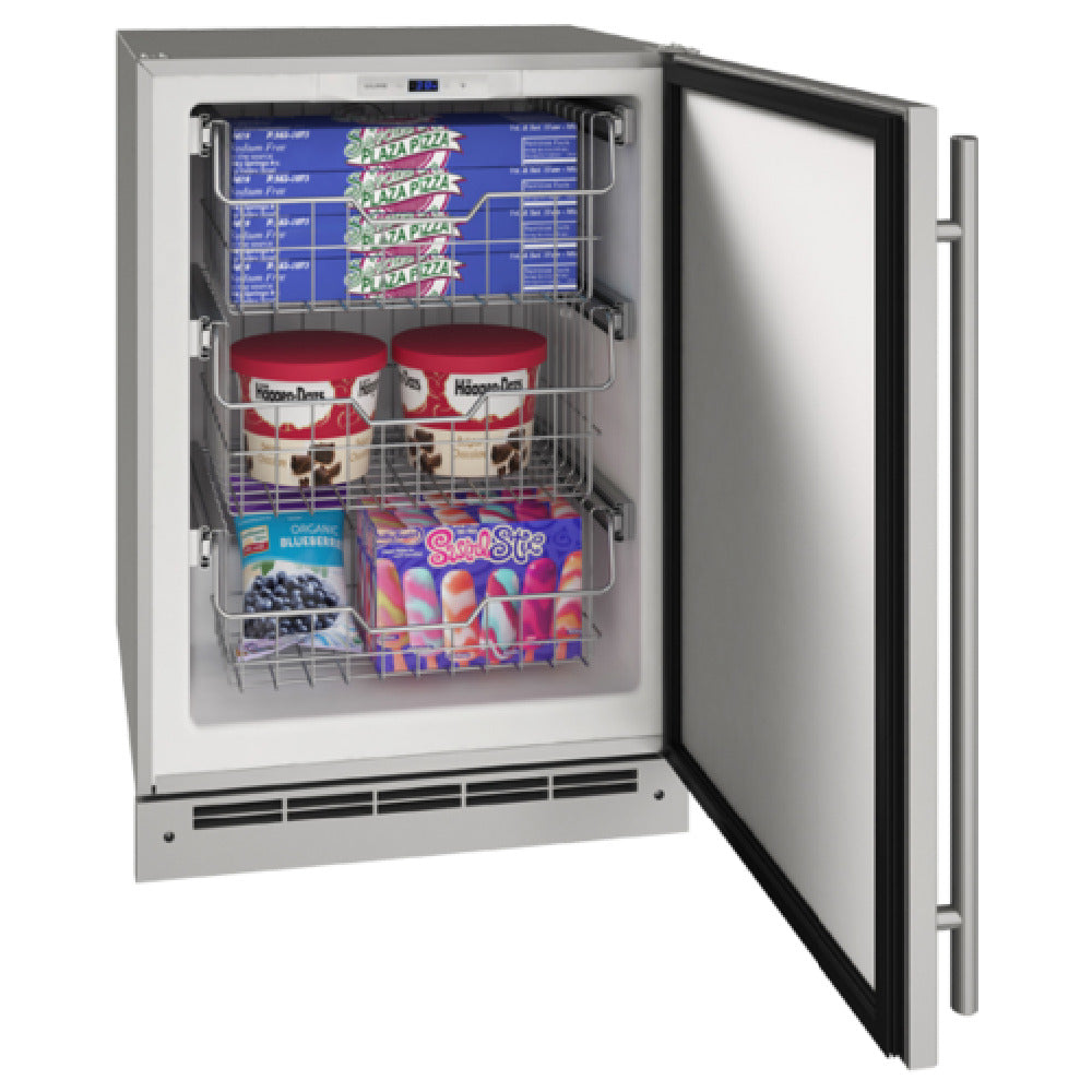 U-Line Corporation UOFZ124-SS01B Outdoor Convertible Refrigerator/Freezer