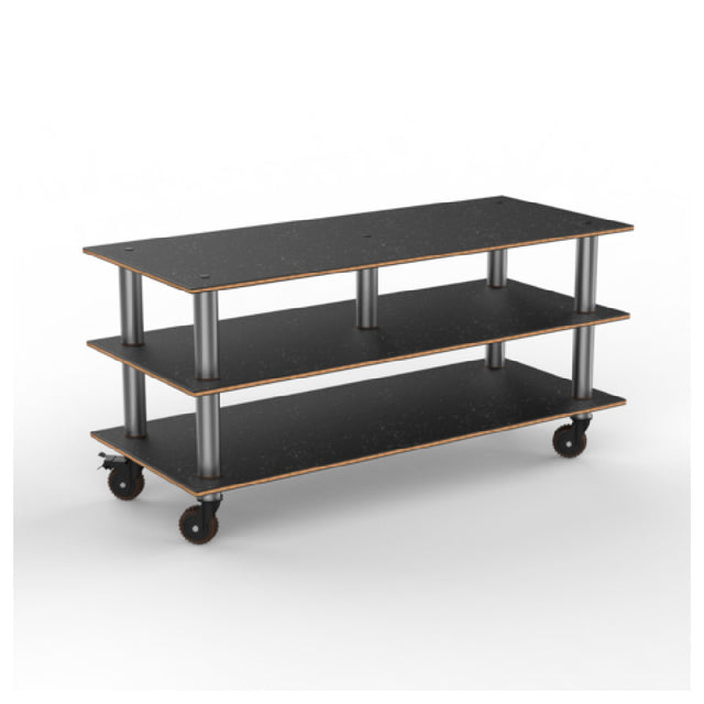Steelite MGCMLB09MSXH - Modular Midhole Display Unit Marble Brushed Stainless Steel