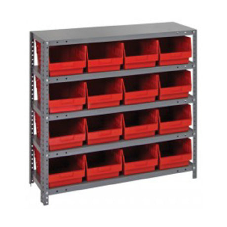 Quantum 1839-208_YELLOW - Shelving Unit, 18"D X 36"L X 39"H, Heavy Duty