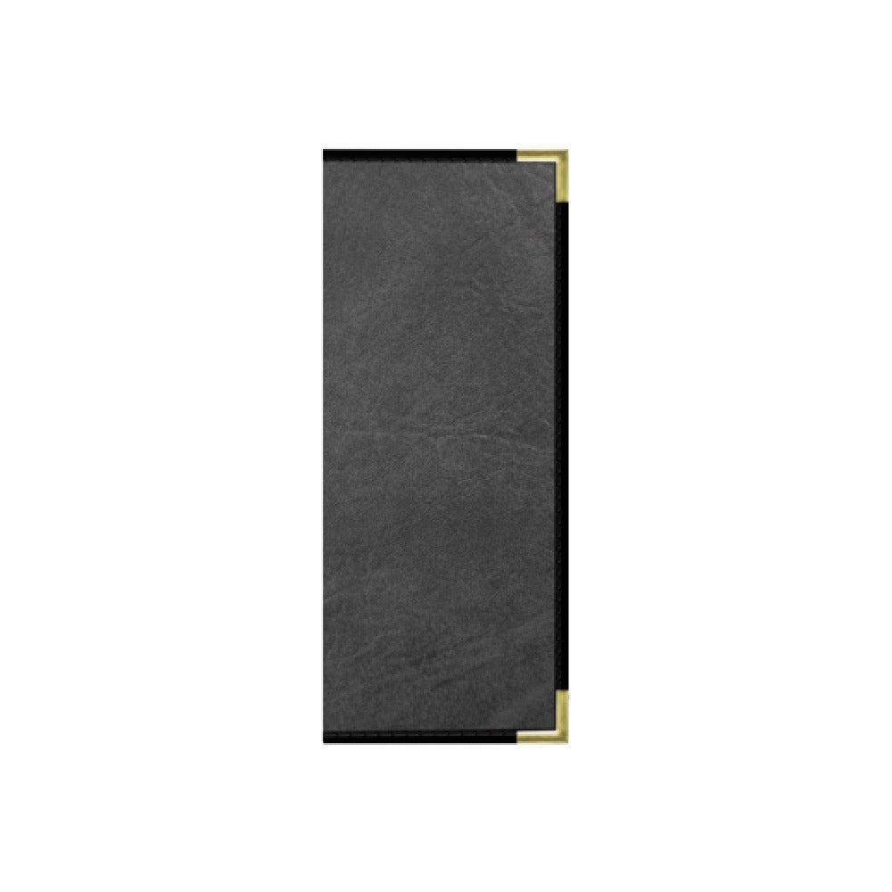 Risch SEVDX-4V 4.25X11 Seville Deluxe Hardback Antibacterial/antimicrobial Faux-leather Menu Cover (specify Color)