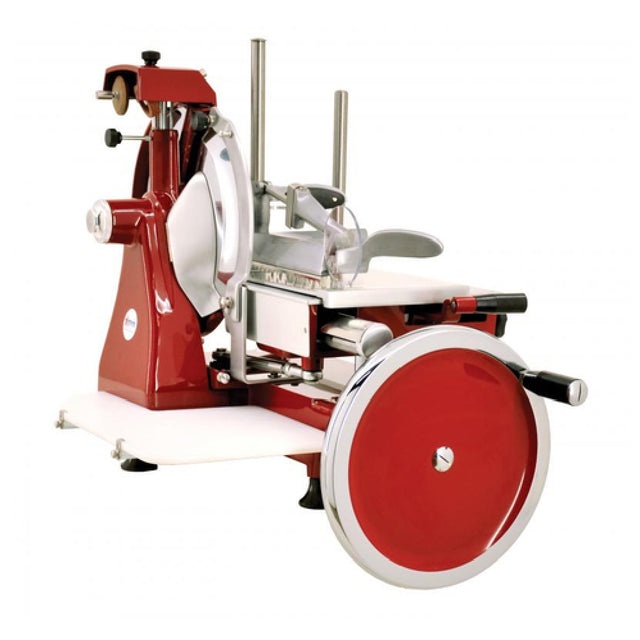 Omcan 13634 (MS-IT-0300-M) Volano Meat Slicer Standard Flywheel Fully Hand-operated