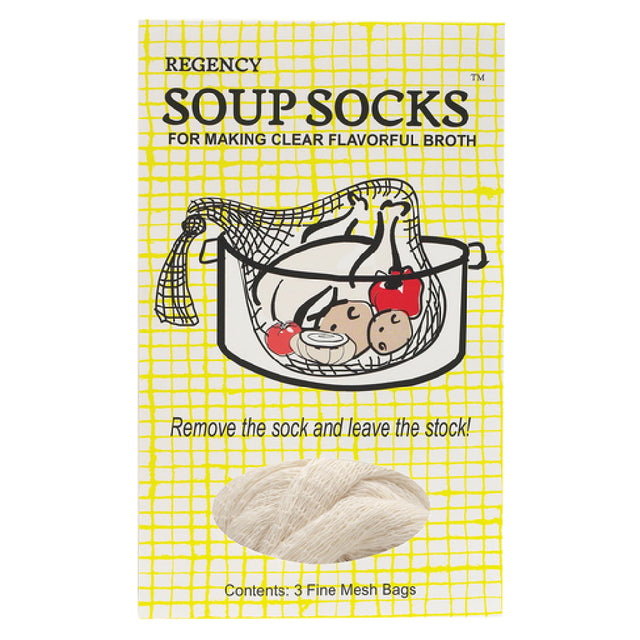 Harold Import Co. RW825 Regency Wraps Soup Sock Mesh Bags (3 Pack)