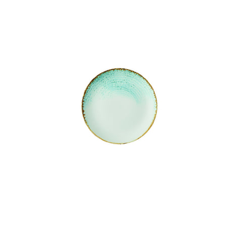 Churchill China HAAMEVP81 Coupe Plate 8.67" Dia. Accents Aquamarine Evolve