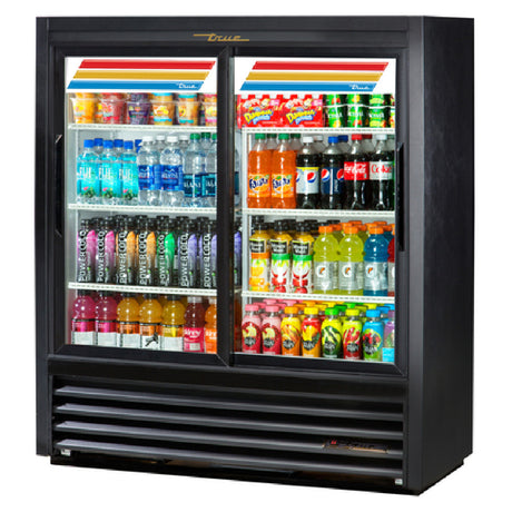 True Refrigeration GDM-41SL-48-HC-LD_BL Convenience Store Cooler Two-section