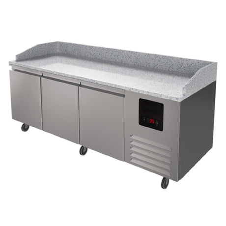 QualServ (Middleby) UCPP488-SS61A - Refrigerated Pizza Prep Table, Three-section