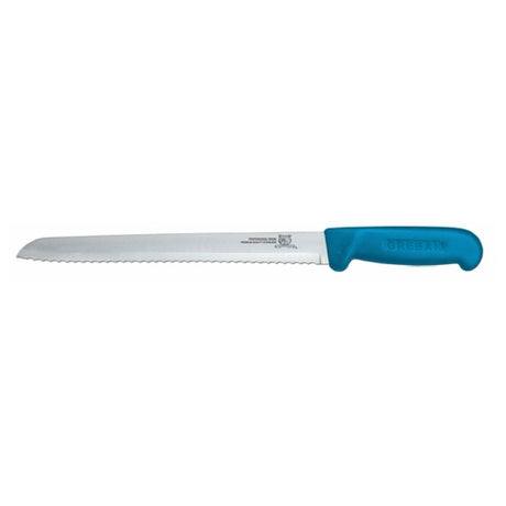 Omcan 12613 (12613) Slicing Knife 8" Narrow Blade Polypropylene Blue Handle