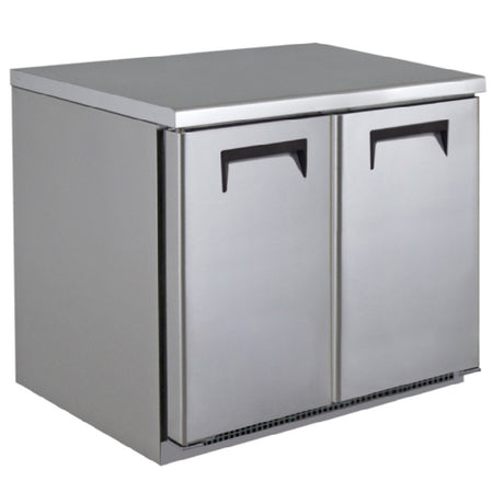 QualServ (Middleby) UCFZ348-SS61A - Undercounter Freezer, Reach-in, Two-section