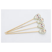 Tablecraft 12793 Decorative Picks Day Of The Dead 7/16" X 7/16" X 4-1/2"