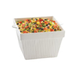 Tablecraft CW1490W Bowl 6-1/2 Qt. 9-1/2" X 9-1/2" X 6-1/2"