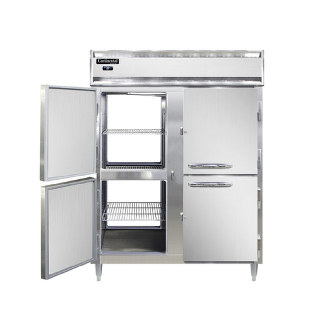 Continental Refrigerator DL2WE-SS-PT-HD Designer Line Heated Cabinet Extra Wide Pass-thru