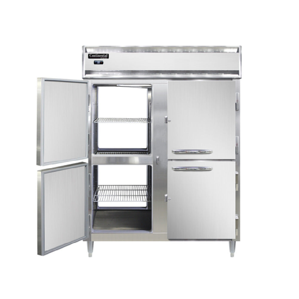 Continental Refrigerator DL2WE-PT-HD Designer Line Heated Cabinet Extra Wide Pass-thru