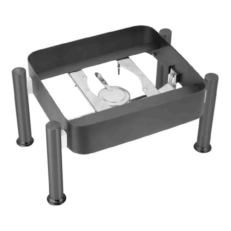 Steelite 5670S573 - Square Stackable 6 3/4 QT Stand W/Fuel Holder, 15.0" X 18.875" X 9.0"