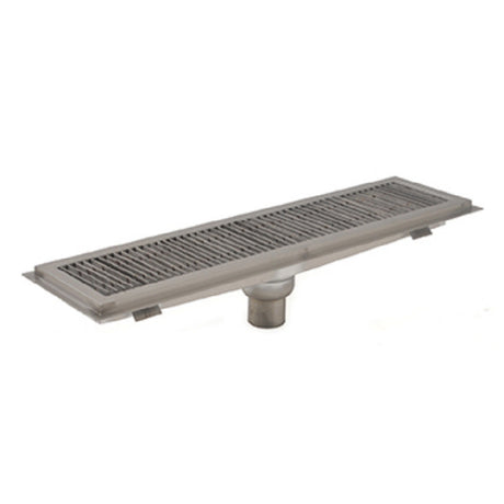 Eagle FT-1224-SG-X Floor Trough 24"W X 12"D Stainless Steel Subway-style Grating