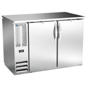 Beverage Air BBN48HC-F-PT-S - Refrigerated Pass-Thru Back Bar Open Food Rated Refrigerator