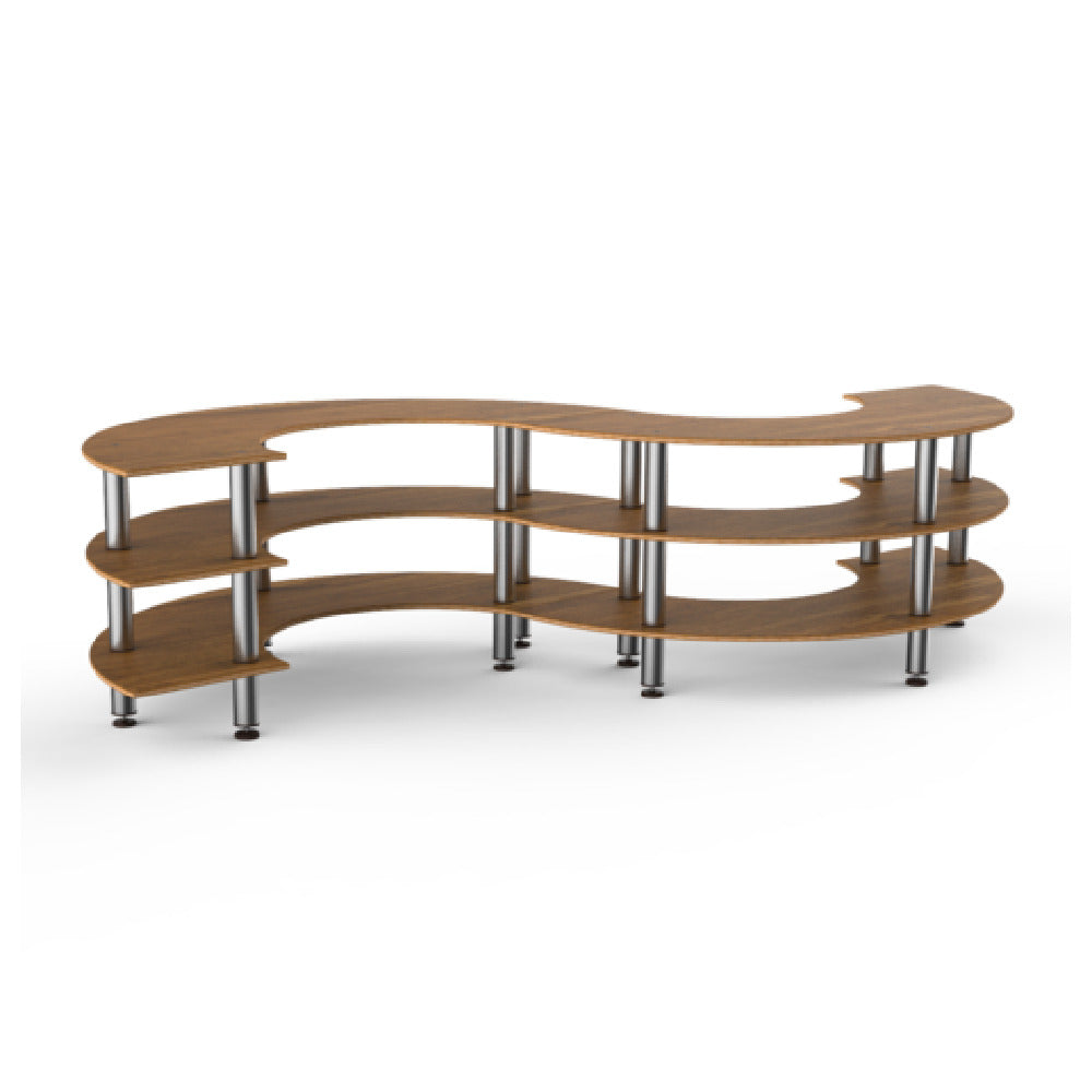 Steelite MGCMSB03BSXF - Small S Buffet Station, 141.0" X 76.0" X 35.0", Modular