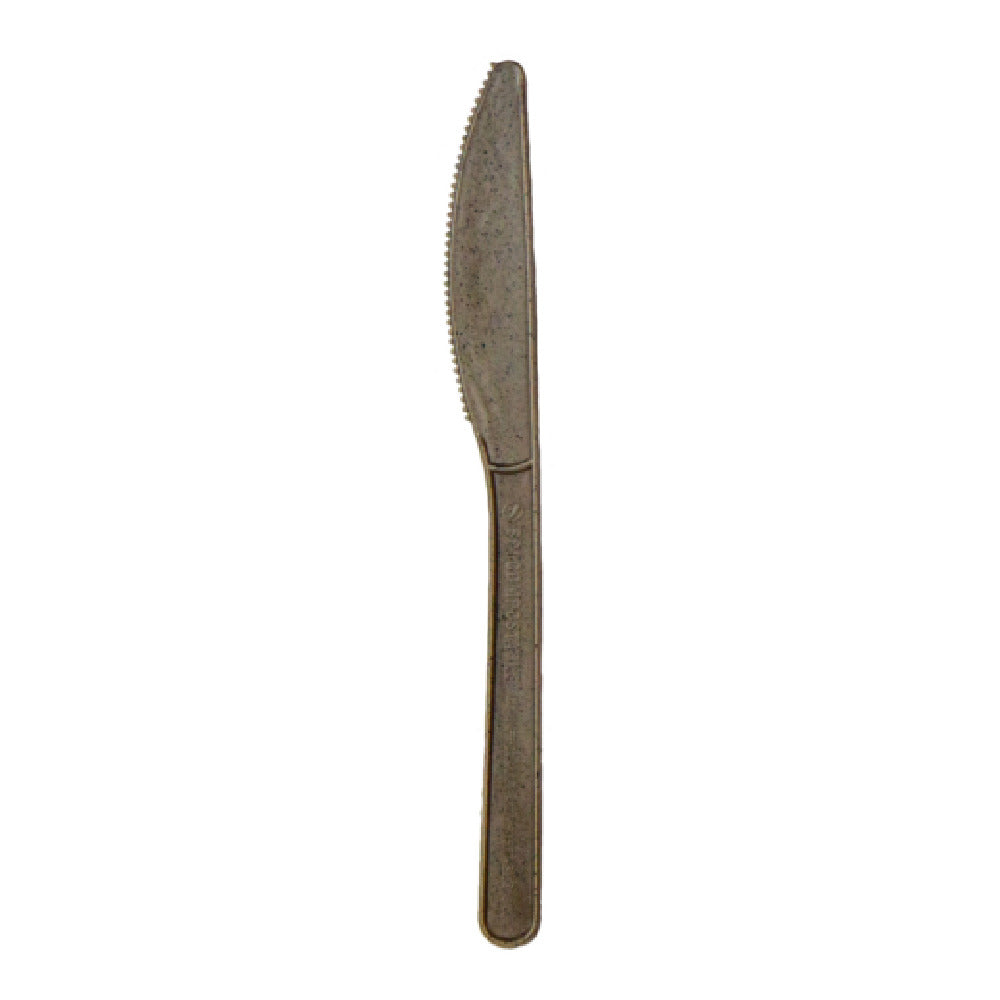 PacknWood 210CVPL722CO - Disposable Knife, 7"L, Coffee Ground