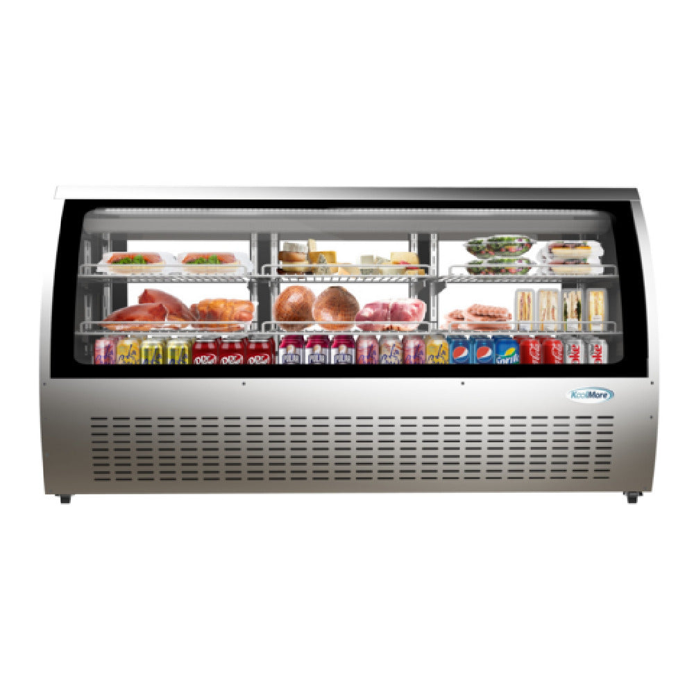 Koolmore RD32C-SS Deli Display Case Refrigerated 82"W