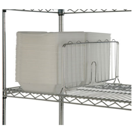 1880 Hospitality FSD18C Focus Foodservice Shelf Divider 18"W X 8"H For Dry Storage