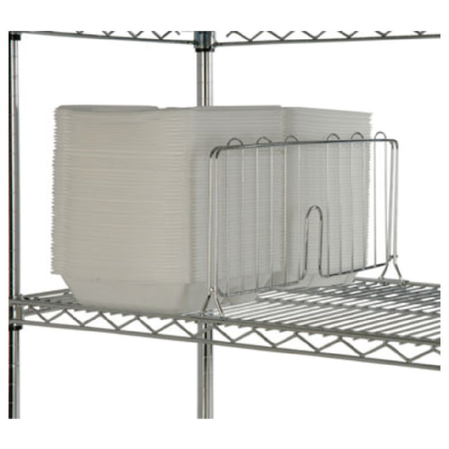 1880 Hospitality FSD18C Focus Foodservice Shelf Divider 18"W X 8"H For Dry Storage