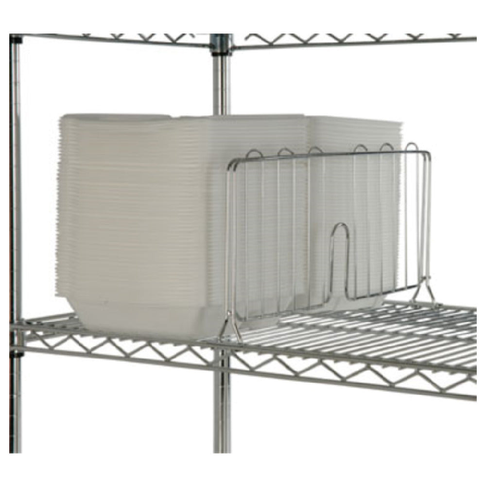 1880 Hospitality FSD24C Focus Foodservice Shelf Divider 24"W X 8"H For Dry Storage