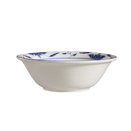 CAC China 103-74 Blue Lotus Noodle Bowl 21 Oz. 7" Dia. X 2-1/4"H