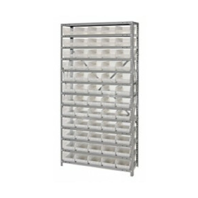 Quantum 1275-102CL Shelving Unit 12"D X 36"L X 75"H Heavy Duty