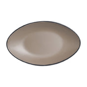 Steelite 7810JB021 Plate 9.75"L X 5.875"W X 1.0"H Oval