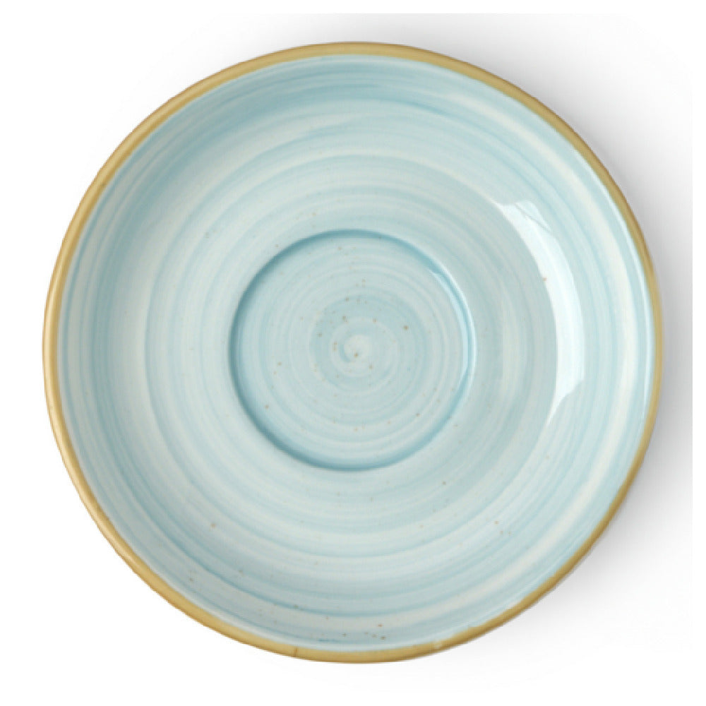 Bon Chef 2060052P-SB Tavola Saucer For Espresso Cup 4.5" Dia. X 1"H Alumina Vitrified