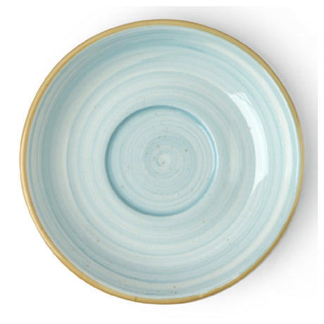 Bon Chef 2060052P-SB Tavola Saucer For Espresso Cup 4.5" Dia. X 1"H Alumina Vitrified