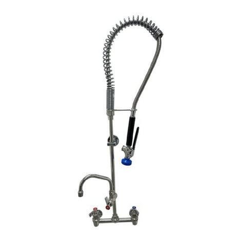 Fisher 76137 Pre-Rinse Unit Spring Style 8" Backsplash Mount