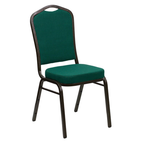 Flash Furniture FD-C01-GOLDVEIN-GN-GG Hercules Series Stacking Banquet Chair 500 Lb. Weight Capacity